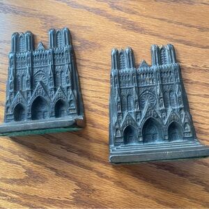 Notre-Dame Metal Book Ends